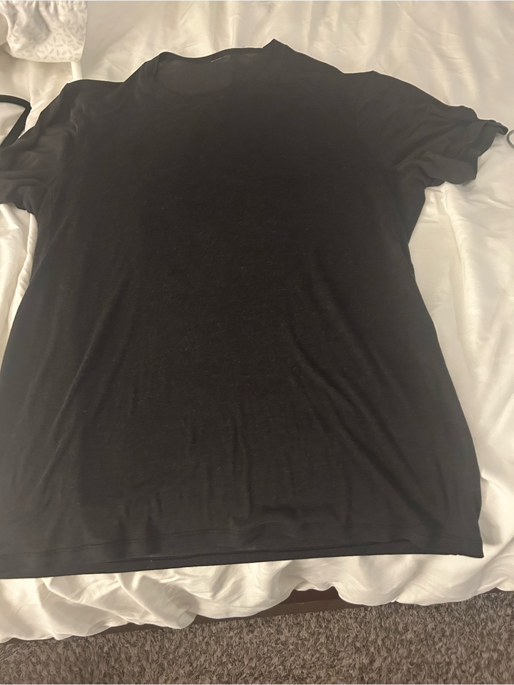lululemon athletica Black Short Sleeve Men's Tee large new tag new style